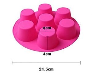 قالب سیلیکون طرح مافین 7 خانه گرد - Image 4