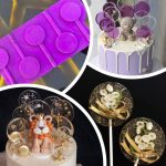 قالب سیلیکونی آبنباتی گرد متوسط -3