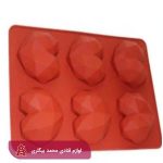 قالب سیلیکون6 خانه قلب سورپرایز2