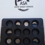 مافین 12 خونه کف جدا ساده  تفلون